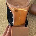 Vince Camuto Ceena Black Suede Clogs with Wooden Heel Size 8 Photo 7