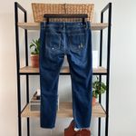 CAbi  Low-Rise Distressed Dark Wash #3045 Slim Boyfriend Jeans, 4 Photo 3