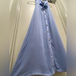 Mimi Chica  Periwinkle Blue Lilac Purple Cutout Tie-Front Midi Dress - XS Photo 3