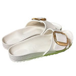 Birkenstock  Madrid Big Buckle EVA Sandals Eggshell Size 39 / 8 Women Narrow EUC Photo 5