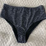 SheIn NEW Black White Polka dot Bikini Bottom XL Photo 0