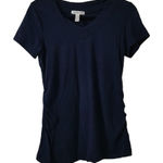 Ambiance Maternity Navy V Photo 0