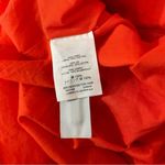 J.Crew Linen Citrus Orange Classic Ruffled Faux Wrap Skirt Knee Length Women 8 M Photo 11