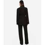 Dolce & Gabbana Kim Kardashian Straight Wool Pants Black Size EU40 Piping Runway Photo 7