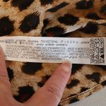 ZARA Leopard Print Ruffle Blouse Top Womens Office Siren Career Button Size XS Photo 5