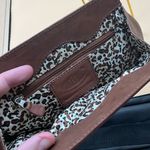 A Very Cool Beautiful Brown ILI New York Leather Makeup Cosmetic Case Photo 3