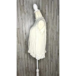 Alice + Olivia  Women's Small Ophelia Eyelet Lace Cold-Shoulder White‎ Blouse Photo 4