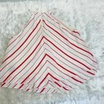 Intermix Red White Stripe Silk Halter Neck Top Sz Medium Camisole Photo 10