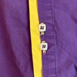 COOFANDY Women's Top Purple Yellow Contrasting Trim XXXL Artsy Cotton Size undefined Photo 10