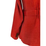 Veronica Beard Baltazar Linen Peplum Dickey Jacket In Clay Photo 11