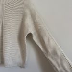 Lululemon NEW  New Heights Sweater Size 6 Cotton Antique White Cable Knit Crop Photo 6