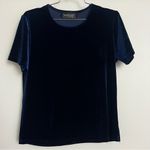 Impressions Velvety Blue Top Photo 1