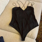 Alix NYC Brielle Strappy Bodysuit Black Size L Photo 3