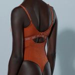 YITTY  NEW Spotlight Shaping Demi Cup Thong Bodysuit Large Shimmer Baddest Brown Photo 10