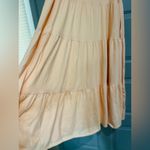 J.Crew  Womens L Sleeveless Tiered Cotton Maxi Midi Dress Pastel peach color Photo 8