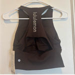 Lululemon  Logo Elastic Everlux Shelf Tank Top - Size 4 - Espresso Photo 1