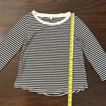 COS black & white striped three-quarter sleeve cotton top size XS Photo 7