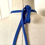 SheIn  blue ruched cutout halter dress Photo 7