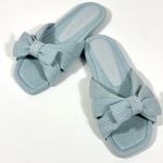 Stuart Weitzman  Sofia Bow Slide Sandals Light Blue 9 NEW Photo 12
