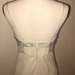 Badgley Mischka Off White Beaded Gown Photo 4