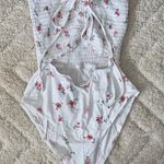 Floral Cut Out Bodysuit Photo 0