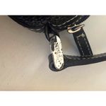 Ralph Lauren Lauren  Hobo Bag Womens Large Black Straw Shoulder Purse Work Office Photo 8