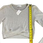 Altar'd State Altar’d State Intimates Long Sleeve Cropped Gray Sweater Womens Medium NEW Photo 5