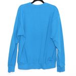 Sporty & Rich Plain Bright Blue Crewneck Sweatshirt Pullover Size Large Photo 4