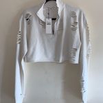 Emma & Sam  cropped Stonewashed Pullover Photo 1