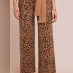 Anthropologie MOTH Leopard Sweater-Tie Knit Trousers S Photo 0