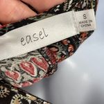 Anthropologie Easel Paisley Babydoll Tiered Ruffle Long Sleeve Bohemian Tunic Dress Small Photo 7