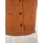 Abercrombie & Fitch brown aberceombie chunky knit cardigan pockets small button Photo 6