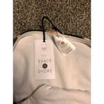 Shade & Shore Women's Black & Tan Low-Rise Cheeky Bikini Bottoms Small (4/6) Photo 2