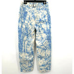 Rachel Comey NWT  for‎ Target size 6 blue tie dye marble print jeans 100% cotton Photo 2