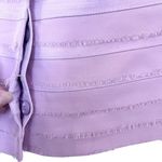 Worth Pastel Lavender Crepe Tulle Trim Jacket Blazer size 12 Photo 4