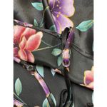 secret treasures Vintage Floral Silky Satin Maxi Slip Dress Nightgown Sexy Side Cut Outs Size 1X Photo 8