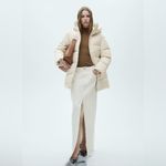 Mango  Quilted Puff Coat Photo 2