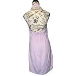 Abercrombie & Fitch  Lilac Linen Halter Mini‎ Dress Large Ruched Back Summer EUC Photo 3