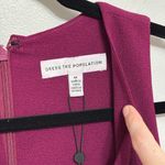 Dress the Population NWT Catalina Dress in Dark Magenta - Size M Photo 4