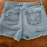 American Eagle outfitters Sz 14 denim curvy
high waist distressed shorts Photo 4