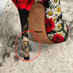 Dolce & Gabbana Pumps Floral Print Crystal Flower High Stiletto Heel Size 39.5 Photo 10