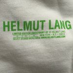 Helmut Lang  Limited Edition Zip Front Hoodie Sweatshirt Size Small white Photo 6