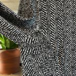 Michael Kors MICHAEL Long Sleeve Knit Herringbone Print Dress, Large. Photo 3