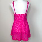 Cinema Etoile Madison Beer Rosette Lace Dress Pink Size M Photo 2