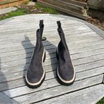 Open Edit Mya Lug Sole Chelsea Women Boots Grey Anthracite Size 11 Photo 2