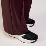 FIGS High Waisted Salina FORMx Wide Leg Scrub Pants in Burgundy, Size X-Small Photo 4