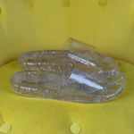 Just Be  Sparkling Clear Slide Sandals Size 9 Photo 4