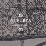 Athleta Womens Prisma Stride Leggings Pants Gray Black Mid Rise Pocket Mesh XS Photo 8