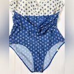 Summersalt  Back Flip V Neck Two tone Floral One Piece Sz 16 Photo 2