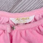 Vintage Roman for leisurely living costal house dress terry cloth robe small Pink Photo 3